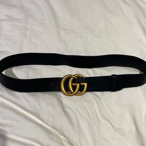 Gucci wide leather Belt -90cm